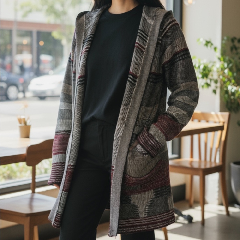 Belldini Multi-Color Knit Cardigan -S